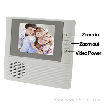 2-in-1 3x Digital Zoom 2.8" TFT Screen Electronic Door Peephole Viewer w/ Door Bell Alert